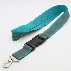 2024 Factory Custom Polyester Lanyards Detachable Buckle Lanyards For ID Card Holder