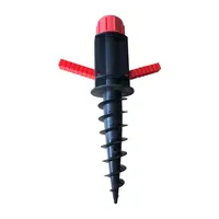 Offre Spéciale plage parapluie support de poteau en plastique PP ancre de sable extérieur parapluie sol vis ancre de sable