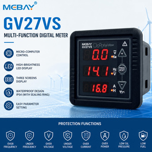 Misuratore Elettronico Digitale GV27VS per Generatore, Frequenza di Potenza, Tensione e Amperaggio - Product Image 1