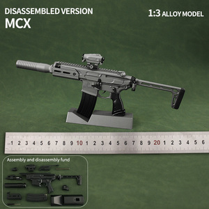 Fusils américain monde célèbre pistolet échelle modèle 3d noir <span class=keywords><strong>Sniper</strong></span> fusil métal bricolage jouet modèle pistolets militaire pistolet modèle - Product Image 4