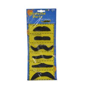 Baffi finti neri semplici vari economici adulti divertenti all'ingrosso di Halloween da vendere MFJ-0059 - Product Image 1