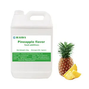 Esencia de sabor a piña, líquido comestible soluble en agua, esencia de piña, bebida láctea, bebida fría