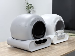 Caja de Arena Inteligente para Gatos con Diseño Nuevo OEM, Inodoro Autolimpiable para Gatos con Aplicación Tuya - Product Image 2