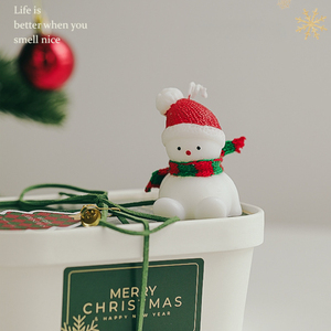 Juego de <span class=keywords><strong>Velas</strong></span> Aromáticas con Temática Navideña, Lindas <span class=keywords><strong>Velas</strong></span> de Cera de Soya en Caja para Regalos Navideños y Recuerdos de Fiesta - Product Image 4