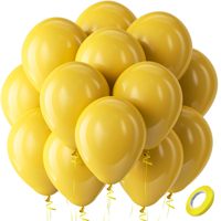 Ensemble de 100 ballons en latex de tailles variées, couleurs pastel et métalliques, assortiment de ballons pour anniversaire, mariage, baby shower, décoration de fête, kit de ballons