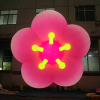 Fleur gonflable géante pour la décoration commerciale, la publicité et la promotion d'événements importants