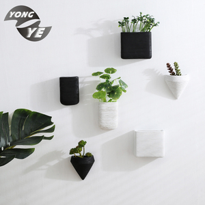 Arredamento moderno soggiorno personalizzato delicato hotel decorativo ceramica <span class=keywords><strong>muro</strong></span> vaso di fiori - Product Image 1