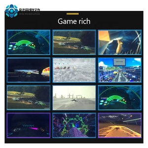 Machine de <span class=keywords><strong>jeu</strong></span> de course automobile VR à thème d'arcade, plateforme de <span class=keywords><strong>jeu</strong></span> VR dynamique, simulateur de course 6 degrés de liberté, volant et siège - Product Image 5