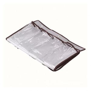 Oferta Especial: Organizador Colgante Transparente de 24 Compartimentos para Puerta, Diseño Plegable Funcional de Acero Inoxidable - Product Image 2
