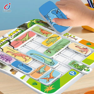 Juego de Rompecabezas Magnético con Temática de Dinosaurios Coloridos de Dibujos Animados, Juguete Educativo Temprano Chengji <span class=keywords><strong>para</strong></span> <span class=keywords><strong>Niños</strong></span> - Product Image 4