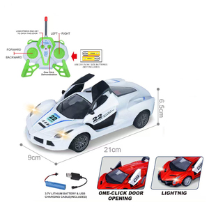 Auto RC AJB 1/18 27M di Grado Hobby, 6 Canali, Porte a Forbice con Doppia Apertura, Simulazione Auto da Corsa, Telecomando per Bambini - Product Image 3