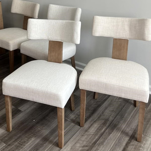 Chaise classique en bois avec dossier en arc, coussin en éponge haute résilience et pieds antidérapants pour la maison, la cuisine, le café, la salle à manger et l'hôtel - Product Image 4