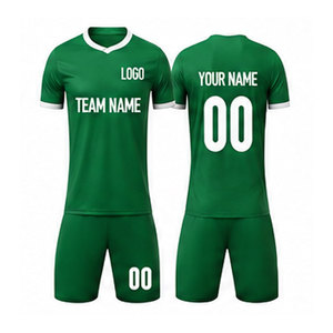 Customized Sports Wear <b>Soccer</b> Uniform Set Hot Selling High Quality Heat-Transfer Printed Design 100% Polyester Quick Dry Unisex - Product Image 4