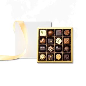 กล่องของขวัญช็อกโกแลตสุดหรูแบบกำหนดเองพร้อมโลโก้  ทำจากกระดาษแข็งย่อยสลายได้ สำหรับบรรจุช็อกโกแลตแท่ง ขายส่ง พร้อมตัวแบ่งช่อง - Product Image 5