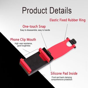 Soporte Universal para Teléfono Móvil con Manos Libres para Volante de Coche / Manillar de Cochecito, Compatible con Todos los Smartphones - Product Image 3