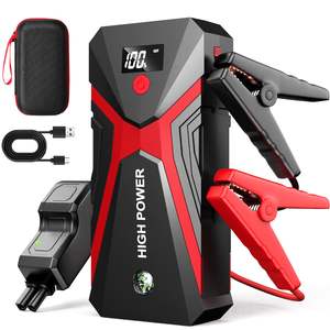 <span class=keywords><strong>D</strong></span>émarreur pour moteurs essence et diesel jusqu'à 8.5L et 5.0L 12V Portable 1600A Peak Car Battery Jump Starter avec lampe de poche à affichage LED - Product Image 1