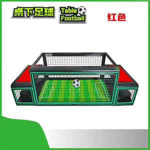 เครื่องเล่นวิดีโอเกมในเมือง เครื่องเล่นเกมขนาดใหญ่ สนามเด็กเล่นในร่ม สถานีฟุตบอลใต้โต๊ะ โต๊ะคู่สำหรับเล่นฟุตบอล - Product Image 5