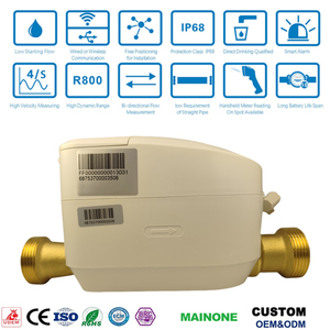 Bán Hot LCD hiển thị IC thẻ trả trước Lệ Phí Đồng hồ nước lorawan nb-iot m-bus RS485 Lora IP68 trả trước van Kiểm Soát Đồng hồ nước - Product Image 5