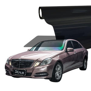 Película de Vinilo para Ventanas de Automóviles de 2 Capas, Color Gris Oscuro/Negro, con Rechazo de Calor del 99%, Película Nano para Ventanas de Automóviles - Product Image 1