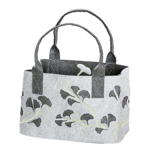 Meilleures ventes, panier organisateur de courses multifonction durable en tissu feutre personnalisé avec poignées - Product Image 4