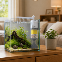 Filtre à eau auto-circulant pour aquarium, pompe de filtration pour aquarium, filtre externe pour aquarium, unité de filtration externe pour configurations marines