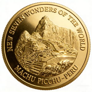 Gold Plated Commemorative Coin Round Plated Iron Souvenir Medallion <b>World</b> <b>Map</b> Collectible Gift - Product Image 4