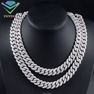 VVS Moissanite GRA ใบรับรอง925เงิน18K ชุบทอง18K สร้อยข้อมือฮิปฮอปโซ่เพชรมรกตตัดกระพุ้งเย็นคิวบา - Product Image 3