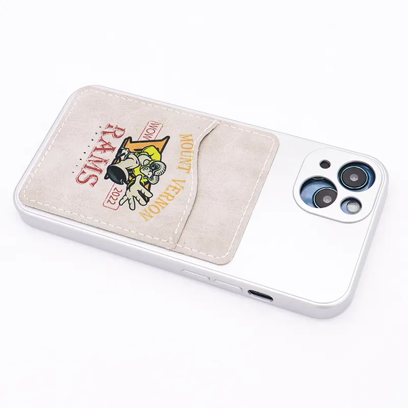 Waterproof Sublimation PU Leather Best Cell Phone Case Wallet Pocket Credit Card Holder Sticker