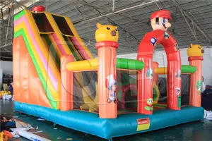 Commercial Good Quality Manufacture Inflatable Slide Fun City Combo House Inflatables Castle Bouncy Jumping Bouncer For Kids