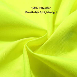 Gilet de sécurité en polyester bon marché Gilet de sécurité réfléchissant haute visibilité Vêtements avec logo personnalisé Gilet de sécurité - Product Image 3