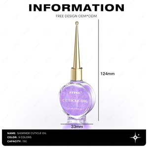 JTING Nuevo Aceite para Cutículas con Brillo, 9 Colores, Aceite Revitalizante Nutritivo, OEM/ODM, Etiqueta Privada, Diseño Gratuito, Aceite para Uñas - Product Image 2