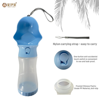 Bouteille d'eau portable pour chien avec conteneur alimentaire pour voyage, en matériau de qualité alimentaire, pour chiot - Accessoires pour animaux de compagnie OEM & ODM