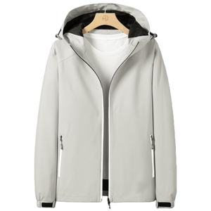 EVERLAND OEM Chaqueta grande veste coupe-vent en polyester personnalisée pour hommes vestes d'extérieur coupe-vent de printemps grande taille pour hommes - Product Image 1
