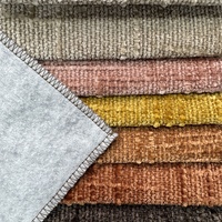 Nouveau Tissu d'Ameublement Uni en Chenille 100% Polyester Ignifuge, Style Vintage Bouclé, Personnalisable, Respirant pour Canapés et Chaises 2026