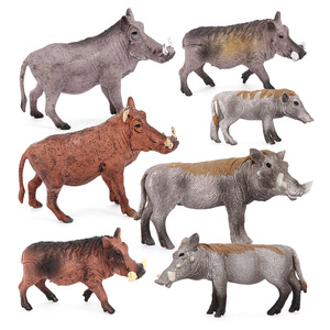 Figurines d'animaux en PVC massif en gros : Modèles de statues de cochons, sangliers et porcs sauvages - Product Image 5