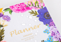 Agenda personnalisable en lin avec reliure cousue, format A4, A5, A6, couverture en PP, couverture rigide, carnet personnalisé, agenda de bureau réutilisable