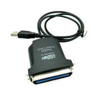 36 Pin USB ke paralel IEEE 1284 kabel Printer komputer PC Adaptor utama Laptop