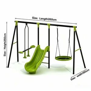 Adecuado para columpios de exterior de alta calidad con múltiples asientos para jardines y hogares - Product Image 2