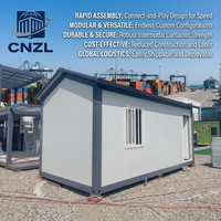 Maison modulaire à deux étages en panneaux sandwich respirants, maison mobile avec une chambre, maison préfabriquée de luxe, mini-maison démontable en kit