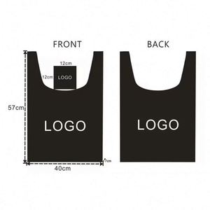 Custom Logo Foldable Reusable Grocery Shopping <b>Bags</b> Extra <b>Large</b> Nylon/Polyester Tote Supermarket Shopping Promotion <b>Gift</b> <b>Bag</b> - Product Image 2