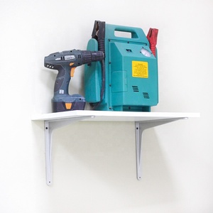 重型壁挂式钢制搁板支架，用于墙壁储物组织器金属铝合金控制台，用于墙壁搁板单元 - Product Image 3