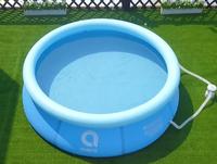 Piscine gonflable de piscine extérieure Floding de haute qualité avec pompe de montage de 300gal