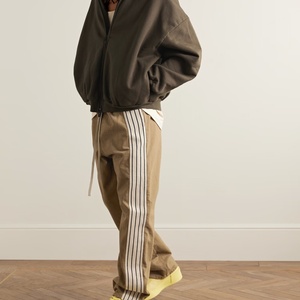 Custom Designer Green Hoodies Men <b>Zip</b> up Fleece Hoodie 100% Cotton Oversize Sweatshirt Appliqued Embroidery Logo Loungewear - Product Image 4