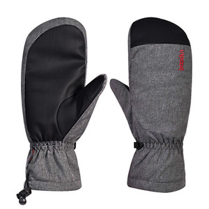 Gants de ski personnalisé<span class=keywords><strong>s</strong></span> <span class=keywords><strong>HBG</strong></span> 1215 à doigts complets, imperméables, chauds, isolants, coupe-vent, mitaines de ski de neige - Product Image 3