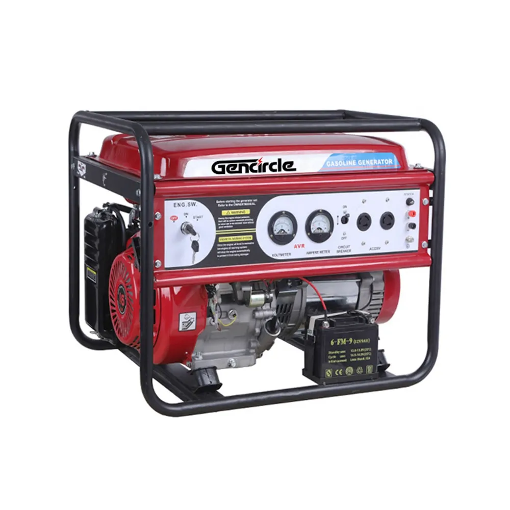 Portable Generator Dual Fuel Gasoline and Gas Generator 2KW 3KW 4KW 5KW 6KW Start with ATS