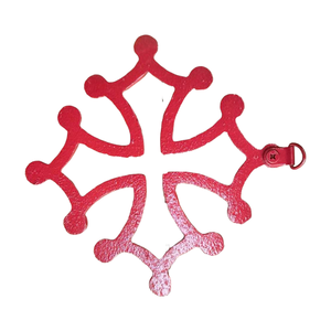 Plaque murale décorative en fonte de différentes tailles, France Occitanie, <span class=keywords><strong>Croix</strong></span> Rouge, Décoration régionale, 15 cm - Product Image 2