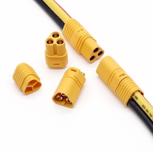 Conector Macho Hembra MT60-M MT60-F Soldado de 3 Polos, Enchufe Trifásico, Cable para Motor RC ESC, 10AWG 12AWG, 10CM 20CM, Cable Personalizado - Product Image 5