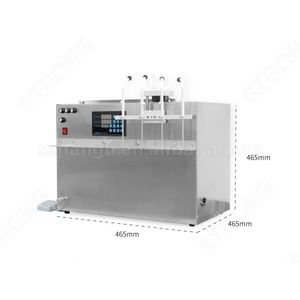 Desktop Semi-Auto Four-Head Liquid Quantitative Filling Machine Stand-Up Pouch Nozzle Pouch Water Injector Milk Soup Broth - Product Image 5