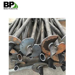 घर के निर्माण के लिए एएसटीएम ए153 गोल शाफ्ट हेलिकल पाइल्स को पूरा करने के लिए अधिक भार क्षमता वाली हॉट डिप गैल्वेनाइज्ड - Product Image 1