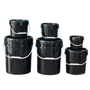 Bán Buôn Có Thể Tái Chế 3D UV Ánh Sáng Bằng Chứng Nhựa Màu Đen Nhựa Trống Thùng Shadowless Keo Cho Làm Móng Tay Sơn Móng Tay 3D Xô - Product Image 2